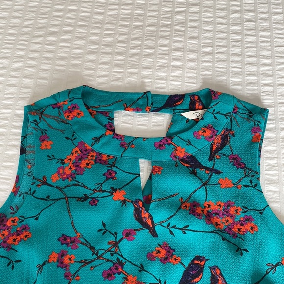 Floral and Bird print tank - Picture 3 of 7